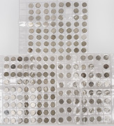 Sixpence: 1910-1963 heavily duplicated range in very mixed condition. (Total 186)