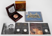 Tuvalu: Group of five silver proofs, comprising 2005 Perth Mint 1930 Penny 75th Anniversary $1 1oz (copper plated), 2015 Melbourne Mint Ned Kelly 10c 1/10oz silver (x3), and 2015 Perth Mint Snow Fairy 50c 1/2oz silver (coloured).