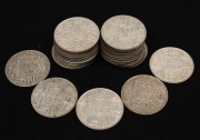 ELIZABETH II, 1966, fifty cents, (25), mixed condition, many EF.