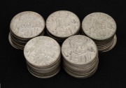 ELIZABETH II, 1966, fifty cents, (50), mainly VF-EF.