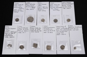 INDIA: PRINCELY STATES: A small range of silver coins including a Gujarat ½ Tanka, a Malwa ½ Tanka, a Delhi Tanka, a Mughul Akbar 1 Mahmudi, and others. (11 items); mixed condition