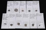 INDIA: PRINCELY STATES: A small range of silver coins including a Gujarat &frac12; Tanka, a Malwa &frac12; Tanka, a Delhi Tanka, a Mughul Akbar 1 Mahmudi, and others. (11 items); mixed condition