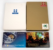 Group of four RAM proof sets, comprising 1986 & 1988 Year sets, 2008 two-coin International Year of Planet Earth, and 2009 two-coin International Year of Astronomy.