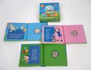 PLAY SCHOOL: 2016 RAM coloured frosted uncirculated three-coin set, comprising Big Ted and Little Ted, Humpty, and Jemima. - 2