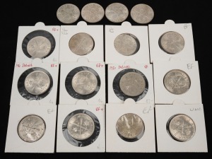 Two Shillings: FLORINS: 1951 Federation Jubilee, (16) mainly EF-Unc.