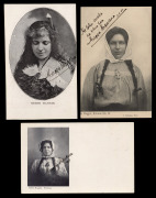 POSTCARDS: NEW ZEALAND: Three RP postcards signed in ink by the Maori guide, Maggie Papakura, one undated, the others dated 1906 and 1909. (3), Unused.