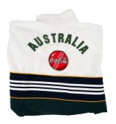1997 ASHES SERIES: Australian team-issued tracksuit top, with Commonwealth Coat of Arms, ACB logo, and Adidas and Coca-Cola branding. - 2