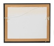 GEELONG: 2007 Premiership photographic display, depicting captain Tom Harley and coach Mark Thompson celebrating the largest-ever AFL Grand Final winning margin of 119 points; signed by Harley and Thompson, attractively framed and glazed, 55.5 x 65.5cm ov - 2