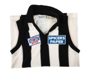 COLLINGWOOD 1990 PREMIERSHIP: Paul Hawke's Sekem guernsey, "1990 94th Grand Final" and "Spicers Paper" patches on front, number 4 on back. After two strong years with Collingwood, Hawke had to spend the 1990 season in the reserves due to persistent injuri - 3
