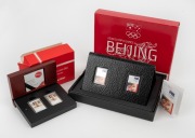 STAMP COINS - SILVER: Two Perth Mint/Australia Post joint issues, both in presentation cases with box and CoA, comprising 2008 Beijing Olympic Games 50c and 2009 Early Posting Box 55c.