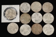 ELIZABETH II, 1966, fifty cents, (11), mainly VF-EF.