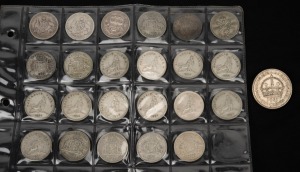 Two Shillings: 1924-1960 duplicated range; mixed condition, together with a 1937 Crown. (24)