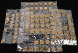 1984-2018 accumulation of $1 coins (119) and $2 coins (33), including coloured types. (Total 152)