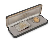 TWO HUNDRED DOLLARS, 1992 $200 gold Echidna, Proof; in original case of issue with CofA.