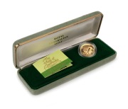 TWO HUNDRED DOLLARS, 1990 $200 gold Platypus, Proof; in original case of issue with CofA.