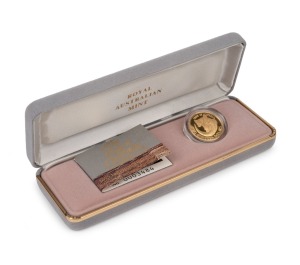 TWO HUNDRED DOLLARS, 1993 $200 gold Possum, Proof; in original case of issue with CofA.
