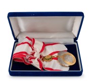 Japanese Society of Tree Medicine - Daxiu - Tree Doctor Cultural Merit Medal with ribbon, in box of issue.