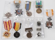 ASIA: Mainly military medals, including Order of the Dragon of ANNAM; Order of the Crown of Thailand, 5th Class; Japanese 1904-05 Russo-Japanese War Medal;1940 Manchukuo Border Incident Medal; French Cambodia - Royal Order, Knight; etc. (9 items).