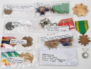 AFRICA & SOUTH AMERICA: A small range comprising medals from MADAGASCAR, Republic of CONGO, GABON, MEXICO, BOLIVIA, URUGUAY and C.A.R. Also, a "Three Pound Twelve - Double Joe" (Total: 11 items). - 2