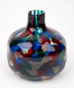 FULVIO BIANCONI (1915-1996) vase a tessere e triangolari for VENINI & Co. MURANO, circa 1955, bearing remains of original paper label, 18cm high. Note: A similar shaped vase illustrated in the publication "I Vetri Di Fulvio Bianconi" by Rossana Bossaglia - 5