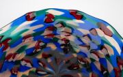 FULVIO BIANCONI (1915-1996) tessere e triangolari Murano glass platter, for VENINI & Co. MURANO, circa 1955, bearing original paper label "Venini, Murano, Venezia, Made in Italy", 27cm across. - 4