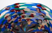 FULVIO BIANCONI (1915-1996) tessere e triangolari Murano glass platter, for VENINI & Co. MURANO, circa 1955, bearing original paper label "Venini, Murano, Venezia, Made in Italy", 27cm across. - 5