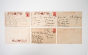 EARLY POSTCARDS: Group of six c. 1905 George Taylor postcards, comprising Billiards, Bowls, Cricket, Football, Golf, and Tennis. (6 items) - 2