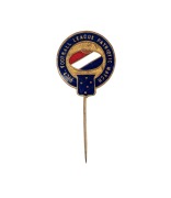 1942 Victorian Football League Patriotic Match stick pin by K.G. Luke.