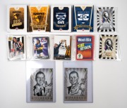 SELECT AFL TRADING CARDS: Four different Select Premiers 25-card sets (2007/08/09/13), together with 2011 Select Collingwood Captains/Legends twelve-card set, plus a quantity of other non-Select AFL and cricket cards.