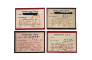 ESSENDON: Member's season tickets for 1960-61 and 1963-64. (4 items) - 2