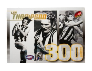 LEN THOMPSON: 2007 Select AFL Supreme CC20 "300 Games" card, numbered #066.