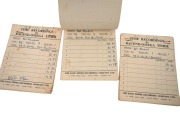 1956 MELBOURNE: OFFICIAL BADGE FOR ATHLETICS OFFICIAL, by K.G.Luke, with blue enamel border, silver background and original red ribbon with "ATHLETICS", numbered "2074" on reverse; together with two special Athletics Programmes (26th November and 1st Dece - 5