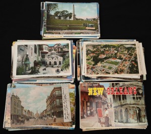 POSTCARDS - NORTH AMERICA: Diverse group of more than one hundred and fifty cards, issued from the 1900s to the 1970s, mostly United States (particularly Hawaii and New York), and some Canada. (150+ items)
