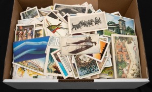 Cigarette & Trade Cards: Approximately 450g of loose mixed c. 1950s-60s cigarette and tea cards (hundreds), from brands such as Mitchell's, Allen's, Max, Godfrey Phillips, Churchman, Typhoo Tea, Cavander's Ltd., John Player & Sons, and many others.