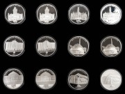 MACQUARIE MINT - 175 YEARS OF MELBOURNE: 2010 twenty-four medallion set, in attractive box with CoAs; prooflike copper enriched in pure silver, issue price $1200. - 2