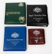 $10 silver coins, uncirculated in the wallets of issue: 1982 Commonwealth Games, 1986 South Australia, 1987 New South Wales, & 1988 Landing at Port Jackson. (4).
