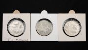 Two Shillings: GEORGE V, 1931, 1933, and 1936, near EF to near uncirculated. (3).