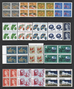 Decimal accumulation in Hagner album; mainly blks.4 and strips, (100s) MUH. FV: $800 approx.