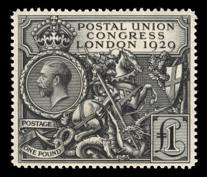 GREAT BRITAIN: 1860s - 1960s collection in KA-BE Hingeless album with slipcase; noted 1864 1d red (Plate 105), 1887 Jubilee issue - most values to 1/-, Edward VII various to 10d, George V various to 1/-, 1913-18 2/6, 5/- and 10/- Seahorses, 1924 & 1925 Ex