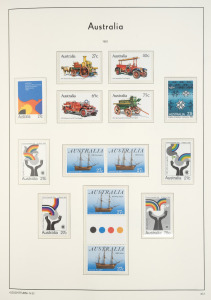 1966 - 1996 comprehensive collection in black Lighthouse hingeless album, MUH. (100s).