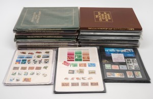 1981-89 series of Australia Post Stamp Collection Yearbooks, together with Expo 88 1987 Edition, 1988 Bicentennial, and 2000 Yearbook, plus four duplicate Yearbooks and sixteen loose Yearbook stamp sets; total FV $1000+. (32 items)