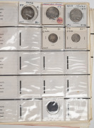 INDIA: 1833 - 1948 collection/accumulation in an album, which also includes a few later coins. Mainly silver, with values to 1 Rupee. Mixed condition, with many fine coins. (150+). - 3