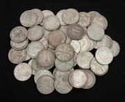Two Shillings: Group of fifty-seven florins, minted in years spanning 1917 to 1963; mixed condition. (57 items)