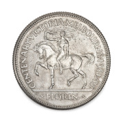 Two Shillings: GEORGE V, 1934/35 Melbourne Centenary, EF.