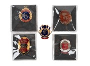 LIFE MEMBER BADGES - VICTORIA: Group comprising North Fitzroy Tramways, Ballarat 1960 Centenary, Boronia, Bentleigh, and West Broken Hill. (5 items)
