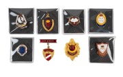 LIFE MEMBER BADGES - SOUTH AUSTRALIA: Group including Solomontown, Colonel Light Gardens, South Whyalla, Rambler, and others. (8 items)