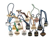 VFL PARK: 1977-1986 group of membership fobs, some years with multiple variants present. (16 items)