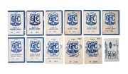 GEELONG: Member's season tickets for the years 1980-81, 1983, 1984 (adult & pensioner), 1985 (adult & pensioner), 1986-87, 1988 (x2), and 1989, all with list of fixtures, and holes for each game attended. (12 items)