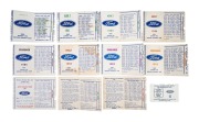 GEELONG: Member's season tickets for the years 1980-81, 1983, 1984 (adult & pensioner), 1985 (adult & pensioner), 1986-87, 1988 (x2), and 1989, all with list of fixtures, and holes for each game attended. (12 items) - 2