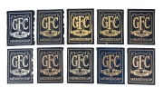 GEELONG: Complete set of 1960s member's season tickets (1960-69, including 1963 Premiership year), all with list of fixtures and holes for each game attended; the 1969 ticket bears a low member number of 20. (10 items)